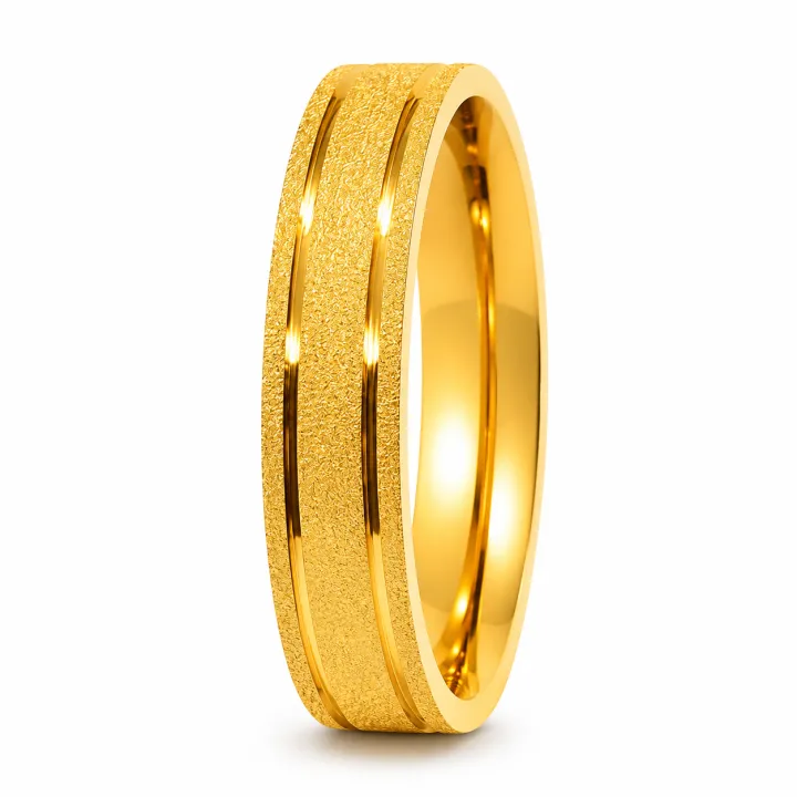 ALIANÇA DE MOEDA 4,0MM QUADRADA DIAMANTADA C/02 FRISO 0,50